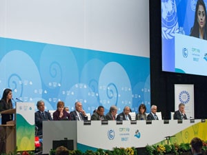 Ms. Farhan attening the COP23 hosted by the UNFCCC in  Germany, 2018 